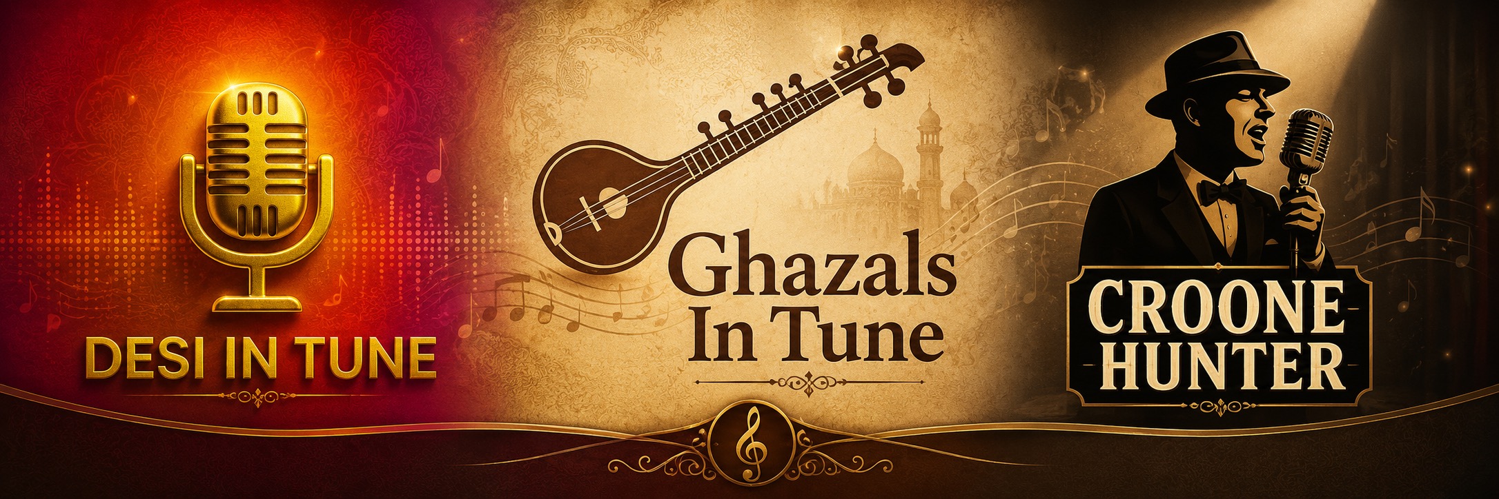 Ghazals In Tune, Desi In Tune and CrooneHunter